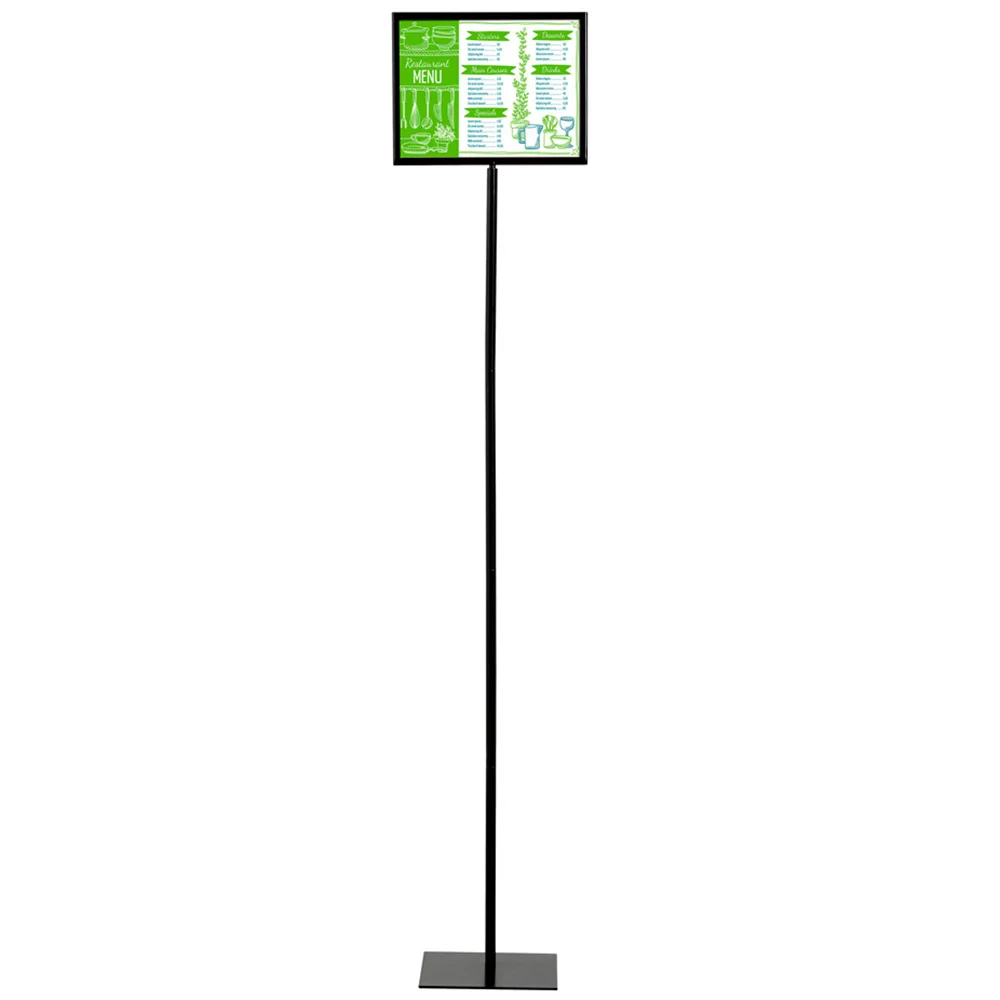 Floor-Sign-Holder-Black-Landscape-8.5x11-1 Floor-Sign-Holder-Black-Landscape-8.5x11-1