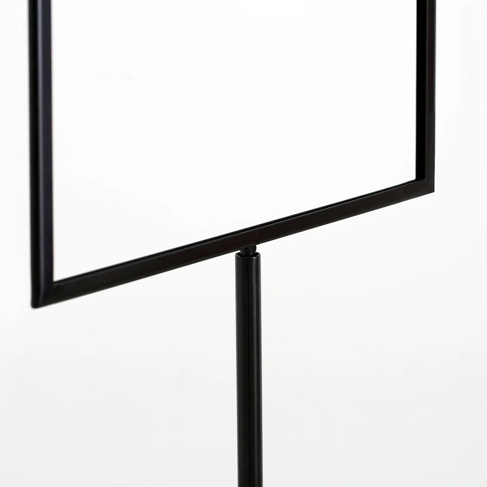Floor-Sign-Holder-Black-Landscape11x14-5 Floor-Sign-Holder-Black-Landscape11x14-5