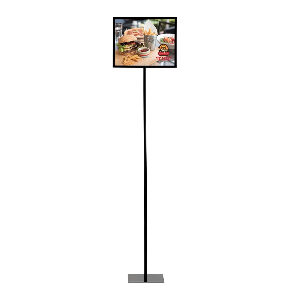 Floor-Sign-Holder-Black-Landscape11x14-8 Floor-Sign-Holder-Black-Landscape11x14-8