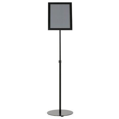 Floor-Sign-Stand-Holder-With-Telescoping-Pole-Black-Snap-Frame-11x17-04