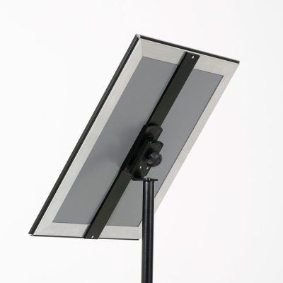 Floor-Sign-Stand-Holder-With-Telescoping-Pole-Black-Snap-Frame-11x17-16