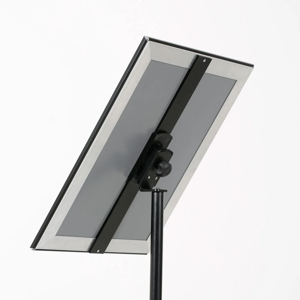 Floor-Sign-Stand-Holder-With-Telescoping-Pole-Black-Snap-Frame-8.5x11-02 Floor-Sign-Stand-Holder-With-Telescoping-Pole-Black-Snap-Frame-8.5x11-02