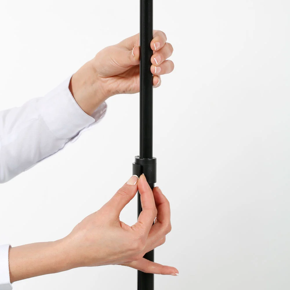 Floor-Sign-Stand-Holder-With-Telescoping-Pole-Black-Snap-Frame-8.5x11-15 Floor-Sign-Stand-Holder-With-Telescoping-Pole-Black-Snap-Frame-8.5x11-15