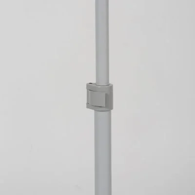Floor-Sign-Stand-Holder-With-Telescoping-Pole-Silver-Double-Sided-Slide-In-Frame-11x17
