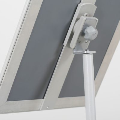 Floor-Sign-Stand-Holder-With-Telescoping-Pole-Silver-Snap-Frame-11x17