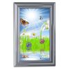 11x17 Fancy Snap Poster Frame - 1.58 inch Silver Color Mitered Profile