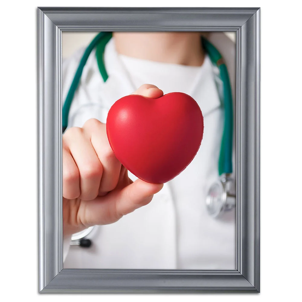 Fancy Frame 17 X 22 Poster Size 1.58 Silver Color Profile, Mitered Corner