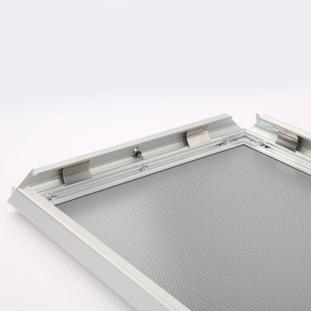 Lockable Snap Frame 11 X 17 Poster Size 1.25 Silver Color Profile, Mitered Corner-2 Lockable Snap Frame 11 X 17 Poster Size 1.25 Silver Color Profile, Mitered Corner-2