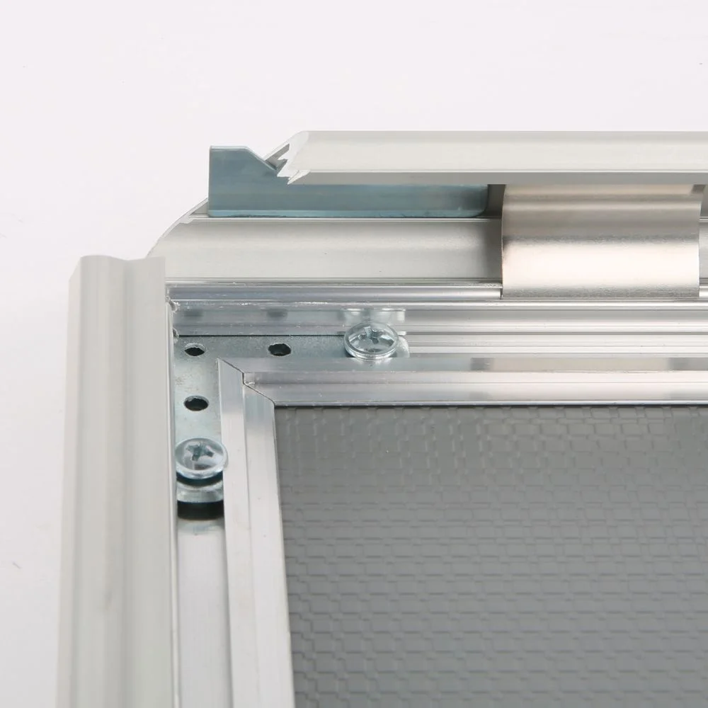 Lockable Snap Frame 11 X 17 Poster Size 1.25 Silver Color Profile, Mitered Corner-3 Lockable Snap Frame 11 X 17 Poster Size 1.25 Silver Color Profile, Mitered Corner-3