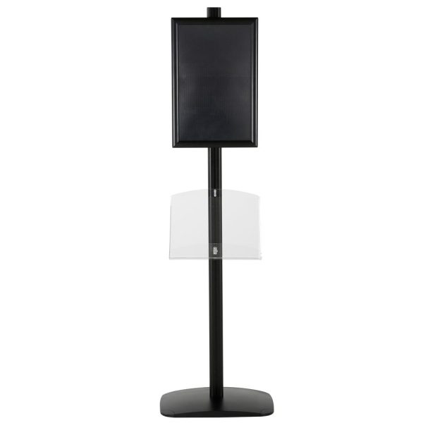 free-standing-stand-in-black-color-with-1-x-11X17-frame-in-portrait-and-landscape-and-1-2-x-8.5x11-clear-shelf-in-acrylic-single-sided-5