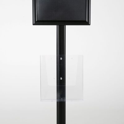free-standing-stand-in-black-color-with-1-x-11X17-frame-in-portrait-and-landscape-and-1-x-8.5x11-clear-pocket-shelf-single-sided-11