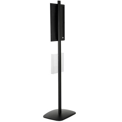 free-standing-stand-in-black-color-with-1-x-11X17-frame-in-portrait-and-landscape-and-1-x-8.5x11-clear-pocket-shelf-single-sided-7