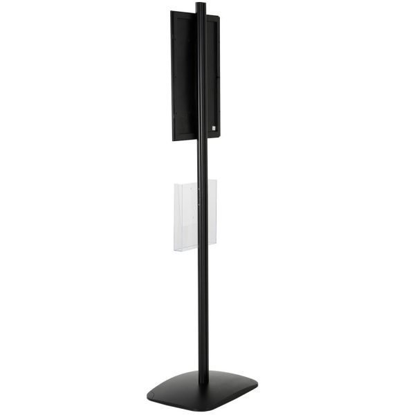 free-standing-stand-in-black-color-with-1-x-11X17-frame-in-portrait-and-landscape-and-1-x-8.5x11-clear-pocket-shelf-single-sided-7