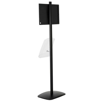 free-standing-stand-in-black-color-with-1-x-11X17-frame-in-portrait-and-landscape-and-1-x-8.5x11-clear-shelf-in-acrylic-single-sided-12