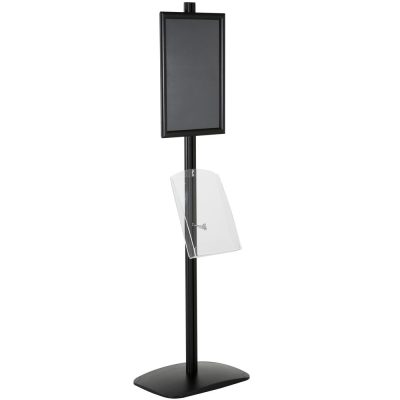 free-standing-stand-in-black-color-with-1-x-11X17-frame-in-portrait-and-landscape-and-1-x-8.5x11-clear-shelf-in-acrylic-single-sided-15