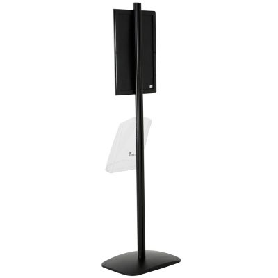 free-standing-stand-in-black-color-with-1-x-11X17-frame-in-portrait-and-landscape-and-1-x-8.5x11-clear-shelf-in-acrylic-single-sided-17