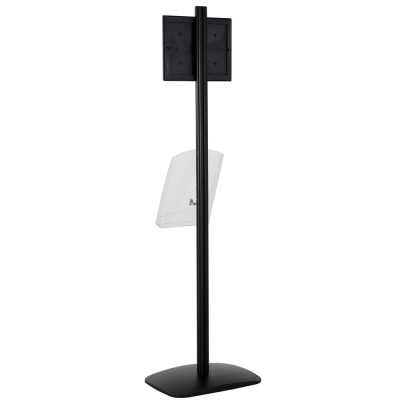 free-standing-stand-in-black-color-with-1-x-11X17-frame-in-portrait-and-landscape-and-1-x-8.5x11-clear-shelf-in-acrylic-single-sided-9