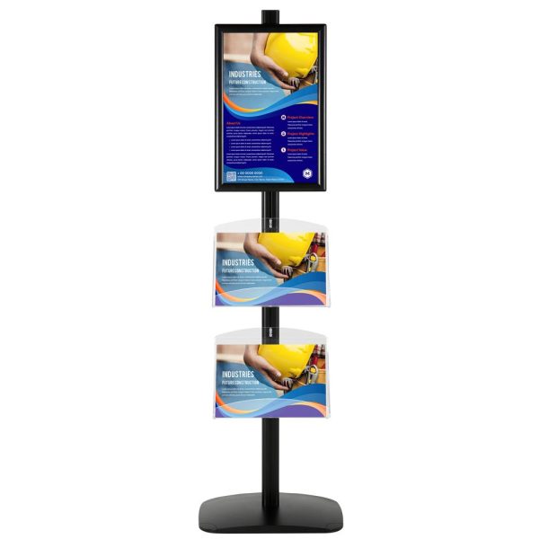 Free Standing Stand In Black Color