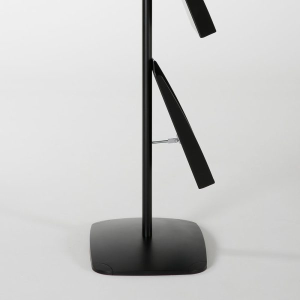 free-standing-stand-in-black-color-with-1-x-11X17-frame-in-portrait-and-landscape-and-2-x-8.5x11-steel-shelf-single-sided-10