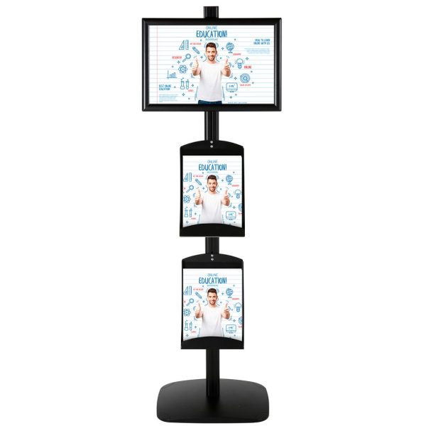 With 1 x (11X17) Frame In Portrait And Landscape And 2 x (8.5x11) Steel Shelf