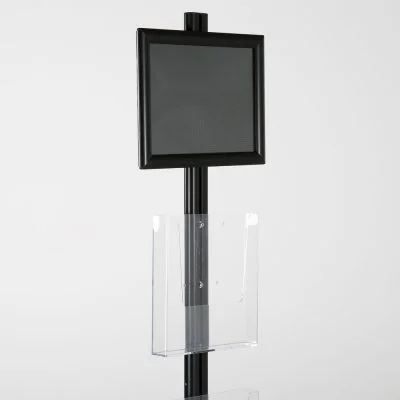 free-standing-stand-in-black-color-with-1-x-8.5X11-frame-in-portrait-and-landscape-and-2-x-8.5x11-clear-pocket-shelf-single-sided-17