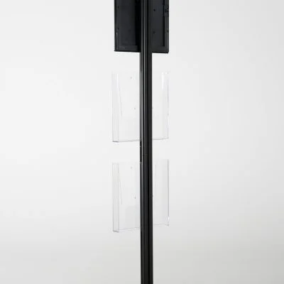 free-standing-stand-in-black-color-with-1-x-8.5X11-frame-in-portrait-and-landscape-and-2-x-8.5x11-clear-pocket-shelf-single-sided-9