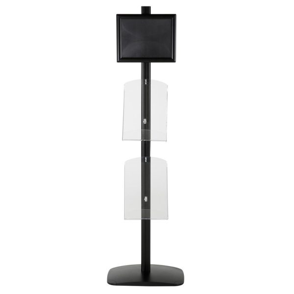 free-standing-stand-in-black-color-with-1-x-8.5X11-frame-in-portrait-and-landscape-and-2-x-8.5x11-clear-shelf-in-acrylic-single-sided-10