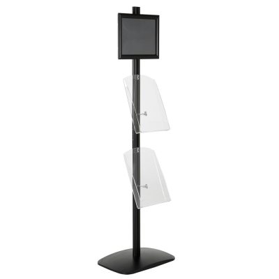 free-standing-stand-in-black-color-with-1-x-8.5X11-frame-in-portrait-and-landscape-and-2-x-8.5x11-clear-shelf-in-acrylic-single-sided-11