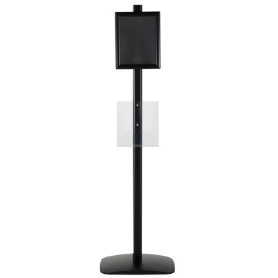 free-standing-stand-in-black-color-with-1-x-8.5x11-frame-in-portrait-and-landscape-and-1-x-8.5x11-clear-pocket-shelf-single-sided-6