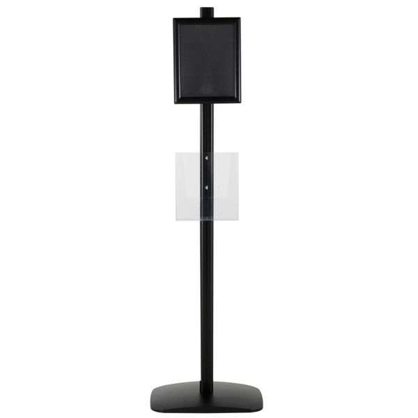 free-standing-stand-in-black-color-with-1-x-8.5x11-frame-in-portrait-and-landscape-and-1-x-8.5x11-clear-pocket-shelf-single-sided-6