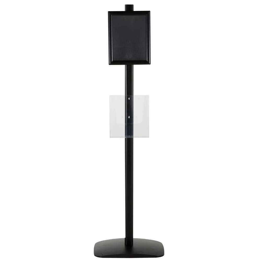 free-standing-stand-in-black-color-with-1-x-8.5x11-frame-in-portrait-and-landscape-and-1-x-8.5x11-clear-pocket-shelf-single-sided-6 free-standing-stand-in-black-color-with-1-x-8.5x11-frame-in-portrait-and-landscape-and-1-x-8.5x11-clear-pocket-shelf-single-sided-6