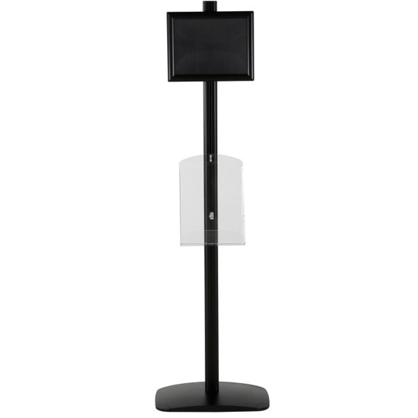 free-standing-stand-in-black-color-with-1-x-8.5x11-frame-in-portrait-and-landscape-and-1-x-8.5x11-clear-shelf-in-acrylic-single-sided-12