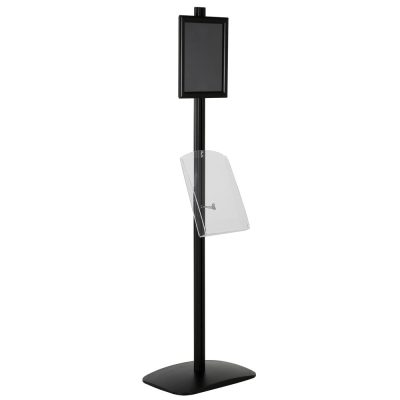 free-standing-stand-in-black-color-with-1-x-8.5x11-frame-in-portrait-and-landscape-and-1-x-8.5x11-clear-shelf-in-acrylic-single-sided-5
