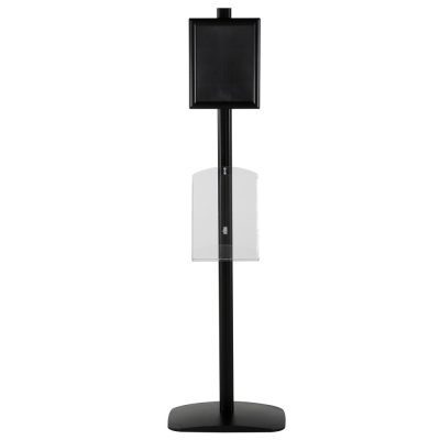free-standing-stand-in-black-color-with-1-x-8.5x11-frame-in-portrait-and-landscape-and-1-x-8.5x11-clear-shelf-in-acrylic-single-sided-6
