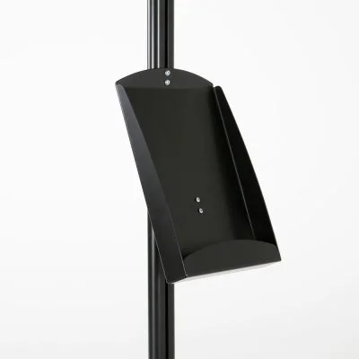 free-standing-stand-in-black-color-with-1-x-8.5x11-frame-in-portrait-and-landscape-and-1-x-8.5x11-steel-shelf-single-sided-11