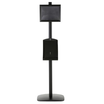 free-standing-stand-in-black-color-with-1-x-8.5x11-frame-in-portrait-and-landscape-and-1-x-8.5x11-steel-shelf-single-sided-14