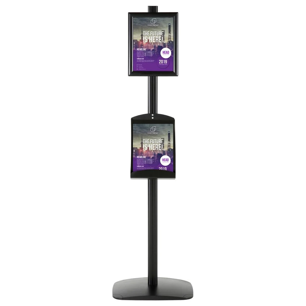 free-standing-stand-in-black-color-with-1-x-8.5x11-frame-in-portrait-and-landscape-and-1-x-8.5x11-steel-shelf-single-sided-4 free-standing-stand-in-black-color-with-1-x-8.5x11-frame-in-portrait-and-landscape-and-1-x-8.5x11-steel-shelf-single-sided-4