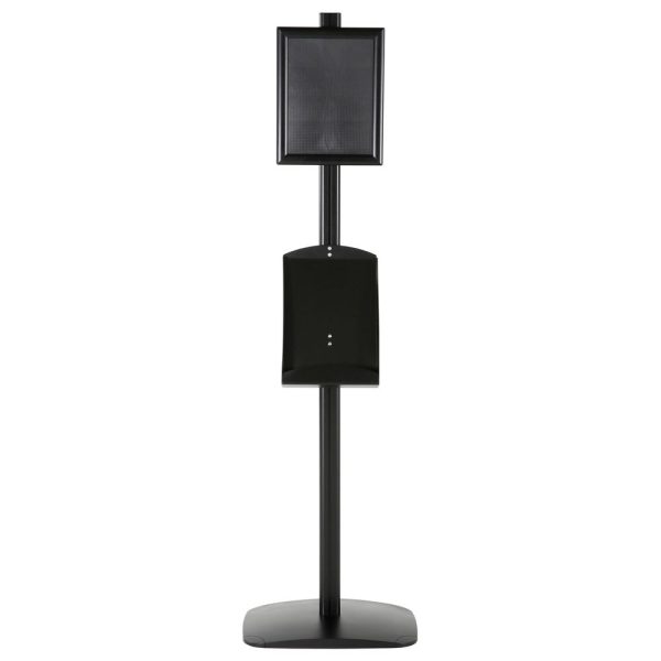 free-standing-stand-in-black-color-with-1-x-8.5x11-frame-in-portrait-and-landscape-and-1-x-8.5x11-steel-shelf-single-sided-5