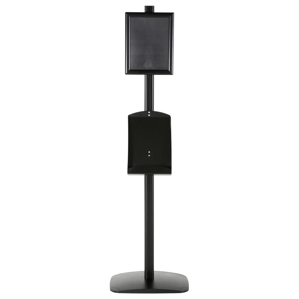 free-standing-stand-in-black-color-with-1-x-8.5x11-frame-in-portrait-and-landscape-and-1-x-8.5x11-steel-shelf-single-sided-5 free-standing-stand-in-black-color-with-1-x-8.5x11-frame-in-portrait-and-landscape-and-1-x-8.5x11-steel-shelf-single-sided-5