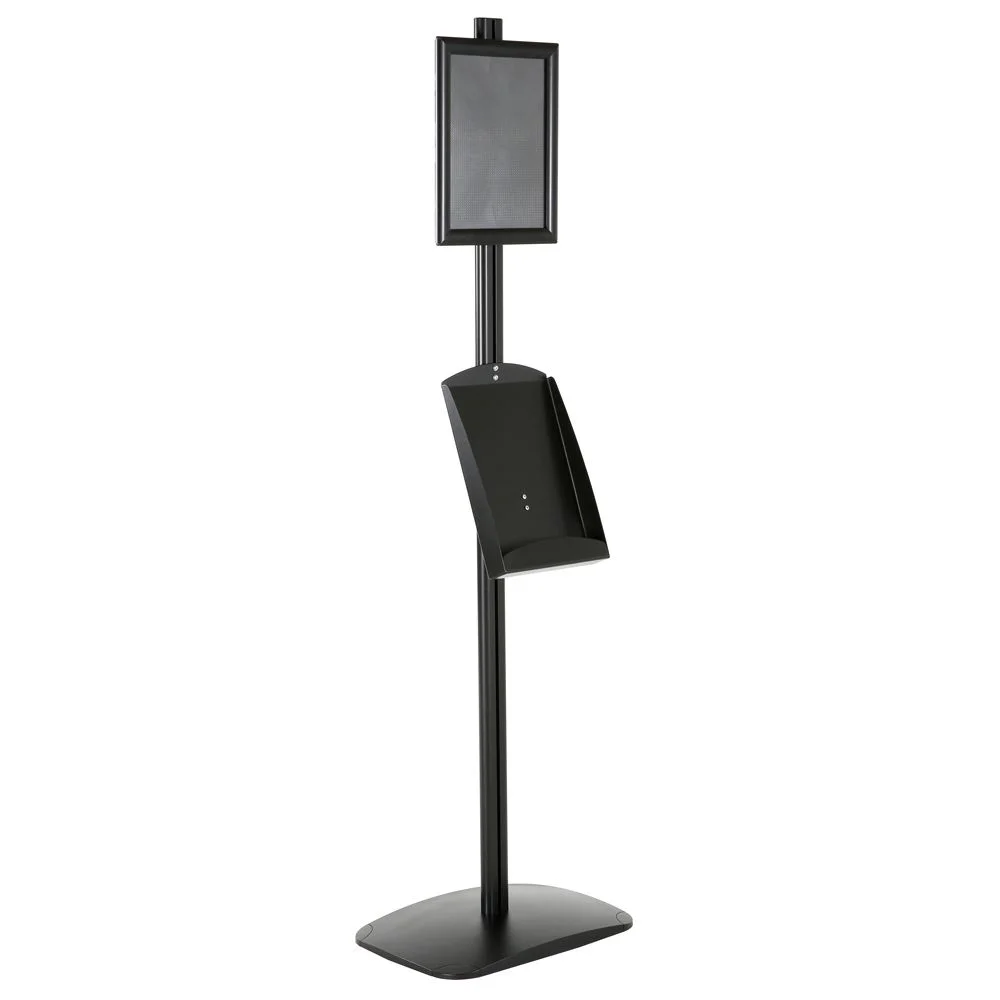 free-standing-stand-in-black-color-with-1-x-8.5x11-frame-in-portrait-and-landscape-and-1-x-8.5x11-steel-shelf-single-sided-6 free-standing-stand-in-black-color-with-1-x-8.5x11-frame-in-portrait-and-landscape-and-1-x-8.5x11-steel-shelf-single-sided-6