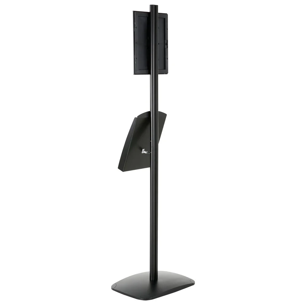 free-standing-stand-in-black-color-with-1-x-8.5x11-frame-in-portrait-and-landscape-and-1-x-8.5x11-steel-shelf-single-sided-7 free-standing-stand-in-black-color-with-1-x-8.5x11-frame-in-portrait-and-landscape-and-1-x-8.5x11-steel-shelf-single-sided-7