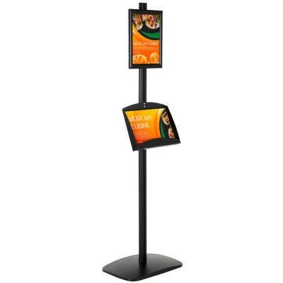 Free Standing Stand In Black Color