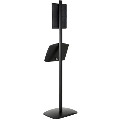 free-standing-stand-in-black-color-with-1-x-8.5x11-frame-in-portrait-and-landscape-and-2-x-5.5x8.5-steel-shelf-single-sided-13