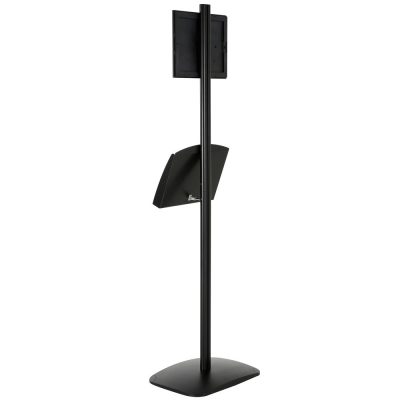 free-standing-stand-in-black-color-with-1-x-8.5x11-frame-in-portrait-and-landscape-and-2-x-5.5x8.5-steel-shelf-single-sided-7