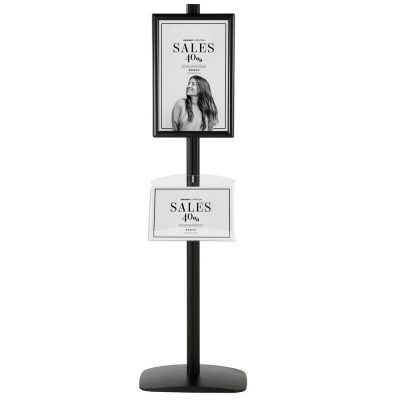 Free Standing Stand In Black Color