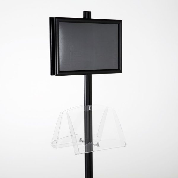 free-standing-stand-in-black-color-with-2-x-11X17-frame-in-portrait-and-landscape-and-2-2-x-8.5x11-clear-shelf-in-acrylic-double-sided-7