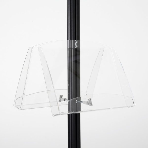 free-standing-stand-in-black-color-with-2-x-11X17-frame-in-portrait-and-landscape-and-2-2-x-8.5x11-clear-shelf-in-acrylic-double-sided-9