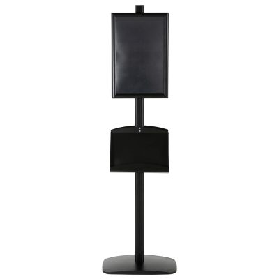 free-standing-stand-in-black-color-with-2-x-11X17-frame-in-portrait-and-landscape-and-2-x-5.5x8.5-steel-shelf-double-sided-5