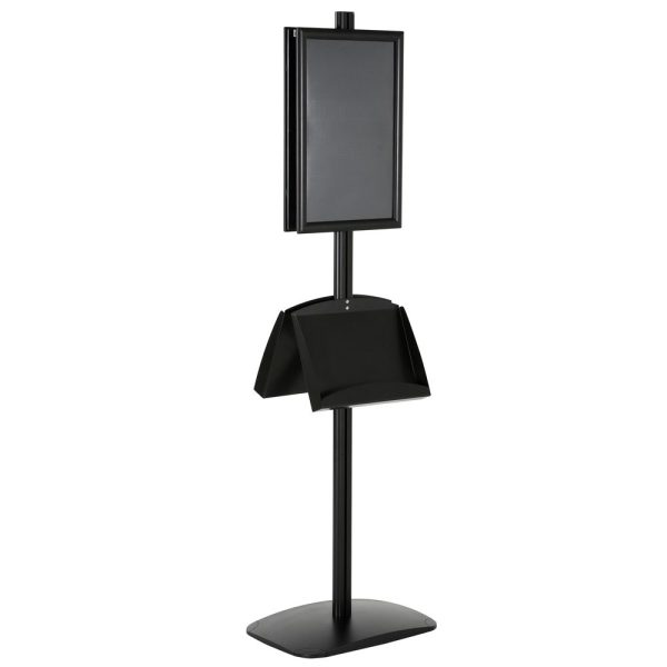 free-standing-stand-in-black-color-with-2-x-11X17-frame-in-portrait-and-landscape-and-2-x-5.5x8.5-steel-shelf-double-sided-6