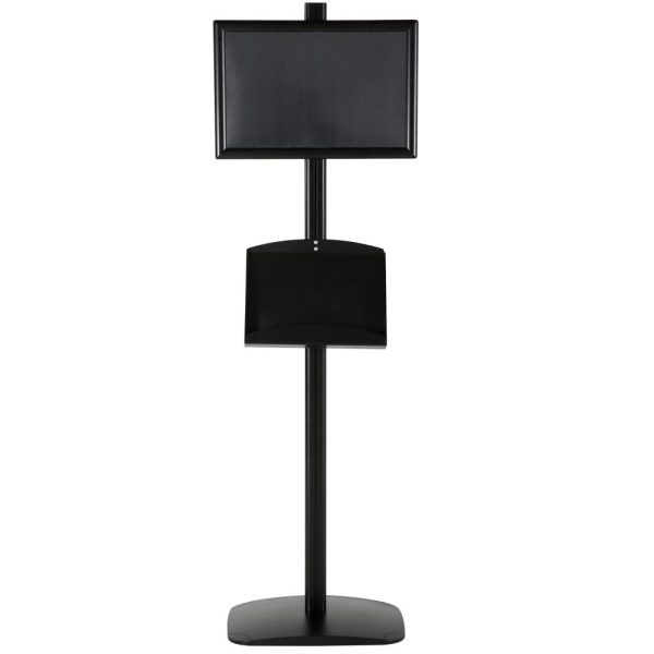 free-standing-stand-in-black-color-with-2-x-11X17-frame-in-portrait-and-landscape-and-2-x-5.5x8.5-steel-shelf-double-sided-8